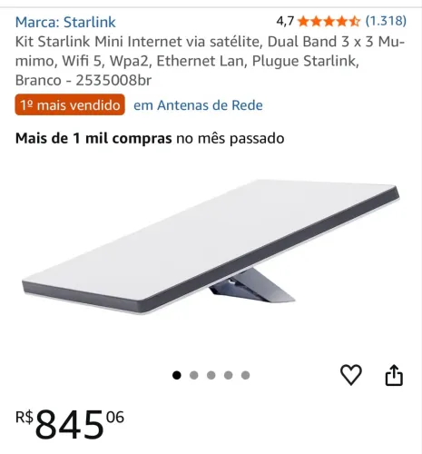 STRALINK MINI E ACESSÓRIO CARRO