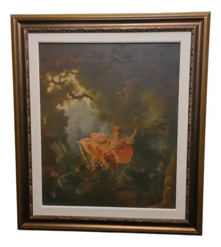 Quadro O S T - Releitura O Balanço - Fragonard Por R. Natali