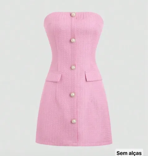 Vestido SHEIN rosa