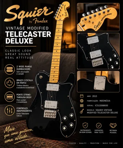 Squier Vintage Modified Telecaster Deluxe - 2013