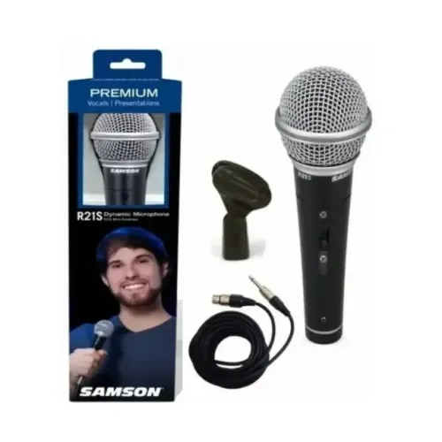 Microfone Dinâmico Samson R21S