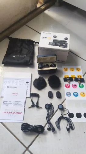 Microfone Hollyland Lark M2 - Kit completo 2025