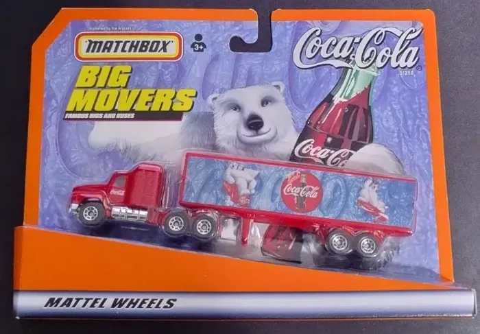 Miniatura caminhão coca-cola