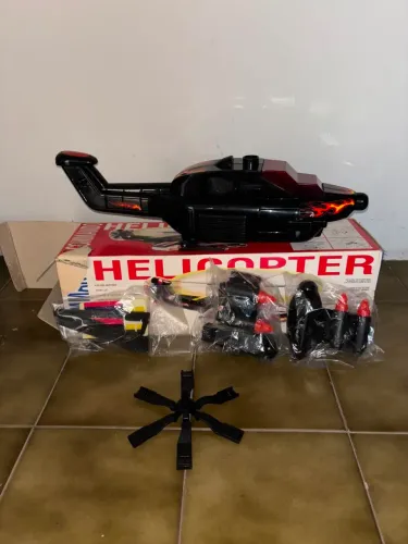 Helicóptero Vintage Commando NOS Completo na Caixa (Nunca Usado)