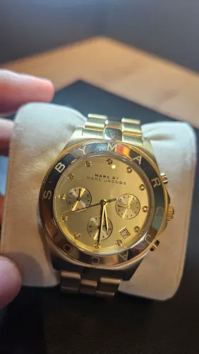 Relogio Marc Jacobs Ladies Gold Mbm3101 ( Only Wood2000) (Usado)