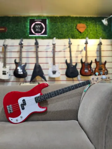 Contrabaixo 4 Cordas Precision Bass Marques Poseidon 4PB-34RD (NOVO!)