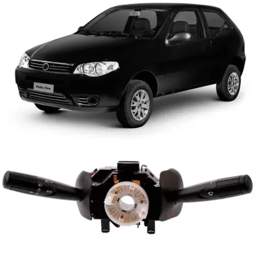 Chave de Seta Luz Alavanca Fiat Pálio 2009 em Diante com Limpador Traseiro Sem Pisca Alert