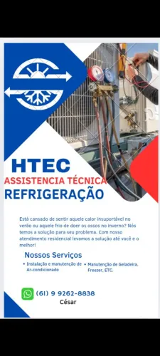 Assistência técnica - Conserto de geladeiras, freezers etc HTEC Refrigeração 