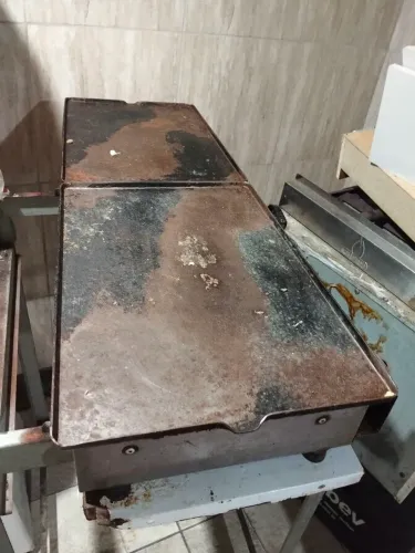 Forno a gás mais chapa a gás