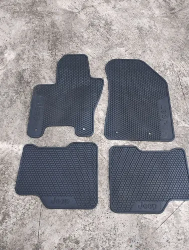 Jogo Tapete Bandeja Borracha Original - Jeep. Renegade - Compass - Comander.