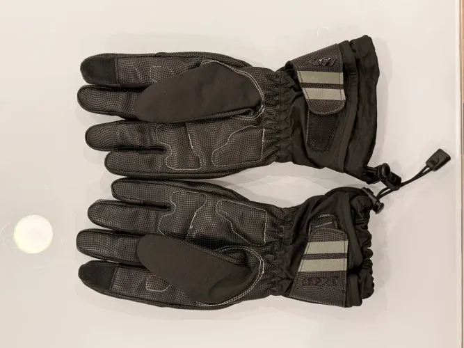 Luva Motoqueiro Impermeável X11 Dry Tech Cano Longo Preto Tamanho M