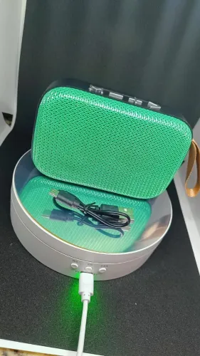 Caixinha De Som Bluetooth Verde