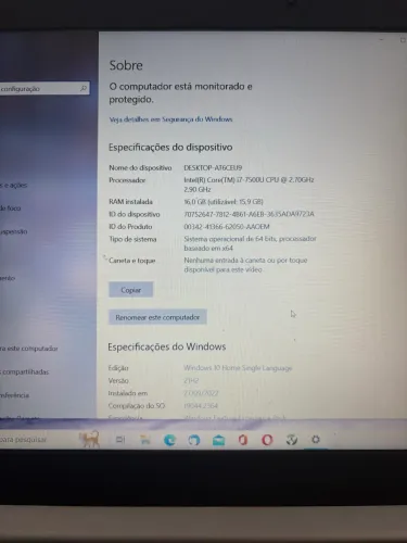 Notebook Lenovo