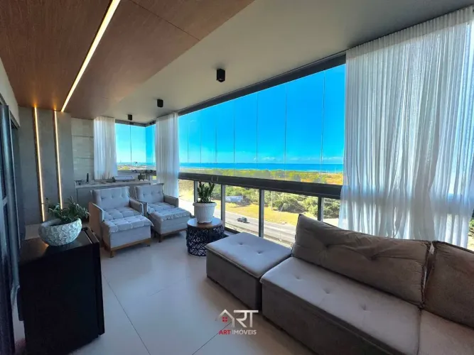LUXO NO JOCKEY DE ITAPARICA- 4 QUARTOS/3 SUÍTES- VISTA MAR- 150M²- 3 VAGAS- LAZER DE RESOR