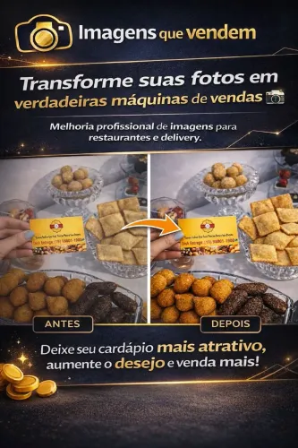 Transforme as imagens do restaurante/delivery e venda mais!