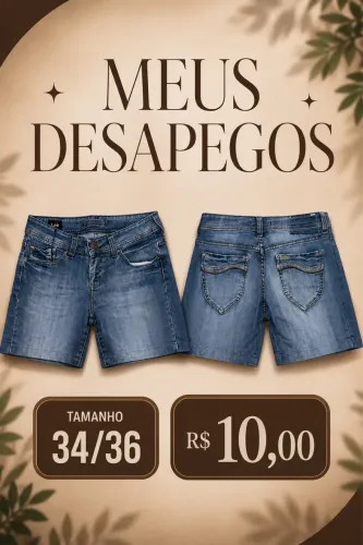 Shorts jeans marca Lee