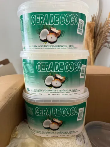 Cera de coco solven para velas aromáticas