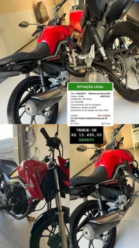 Vento Titan 160 série especial 40 anos barato