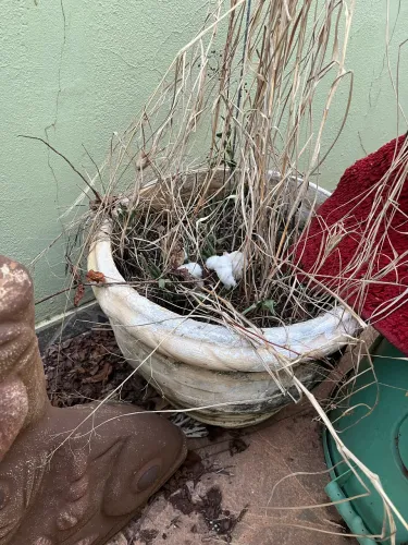 Vaso de Cerâmica Decorativo Grande Estilo Rústico para Jardim