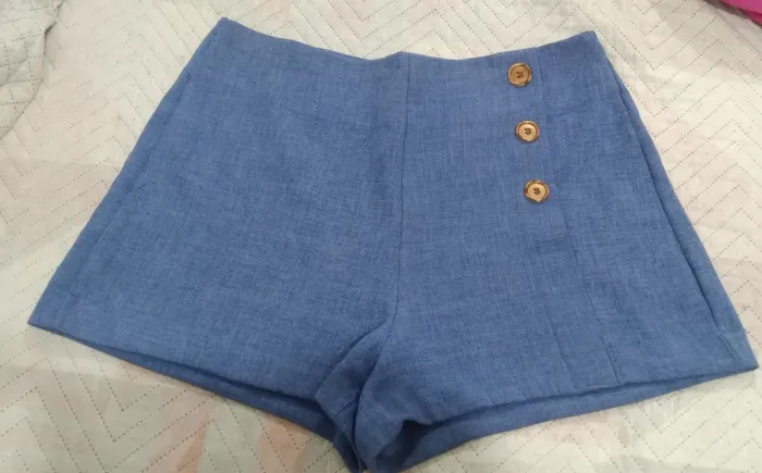 Shorts Novos em linho Alfaiataria M 