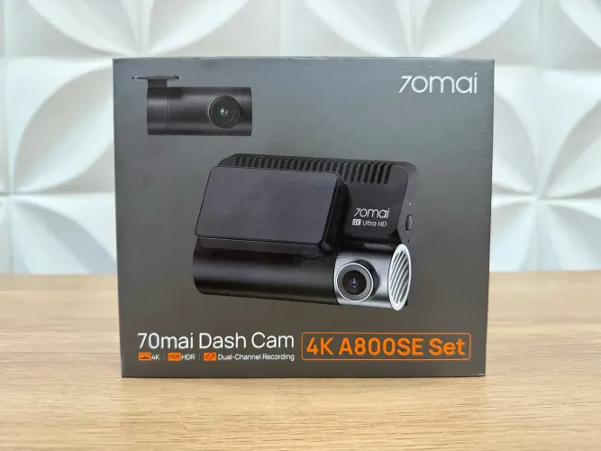 Câmera veicular 4k frontal e traseira