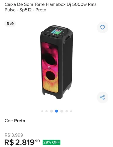 Vende-se está torre de som.... Aceito cartão com o acréscimo da maquininha....