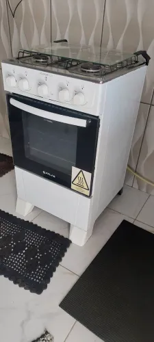 Fogao branco Atlas 4 bocas manual
