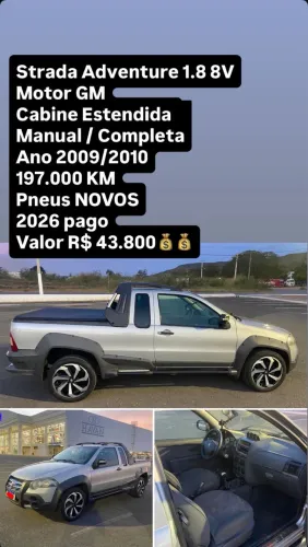 Fiat Strada Adventure 1.8/ 1.8 Locker Flex CE 2009
