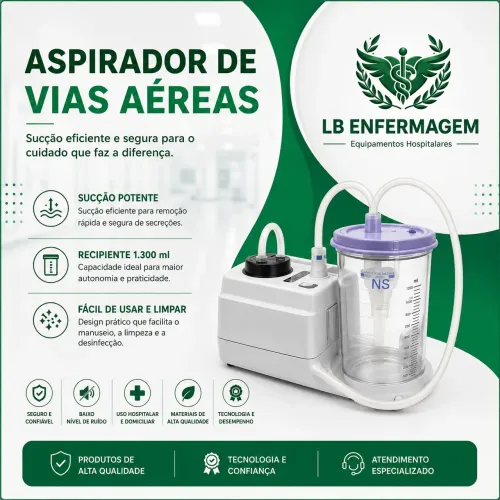 Aspirador de Vias Aéreas ALUGUEL