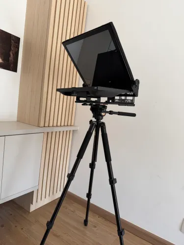 Teleprompter Profissional LUMIPRO 19 Polegadas Monitor LED Acoplado
