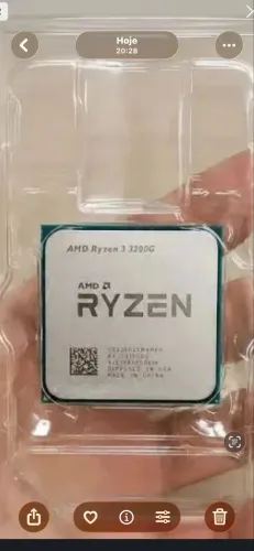 Processador AMD Ryzen 3 3200G (Com Vídeo Integrado Vega 8) - Ótimo Estado!
