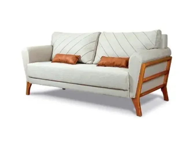 Sofá Living 1,95 Linho NOVO PRONTA ENTREGA