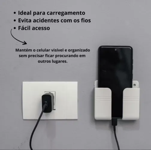 Suporte de parede para celular