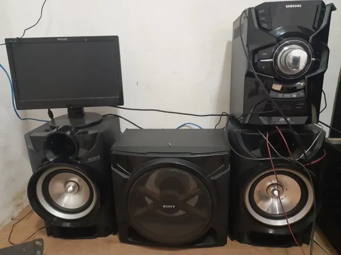 Mini system samsung 1100w entrego