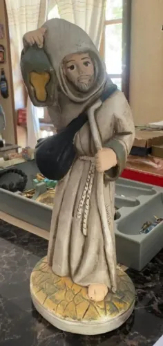 ESCULTURA SAO LONGUINHO COM 15 cm