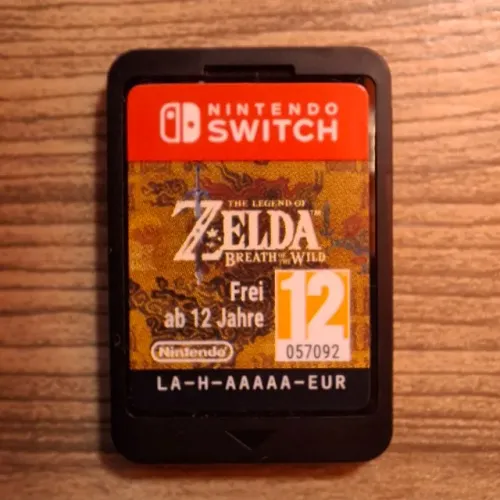 Zelda Breath of the Wild Nintendo Switch Cartucho