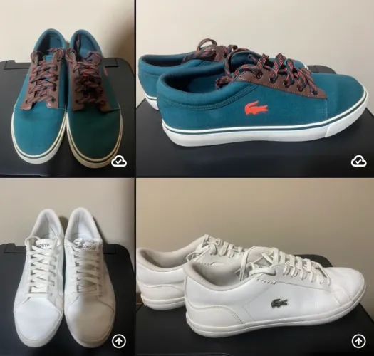 2 pares sapatênis lacoste Nº41