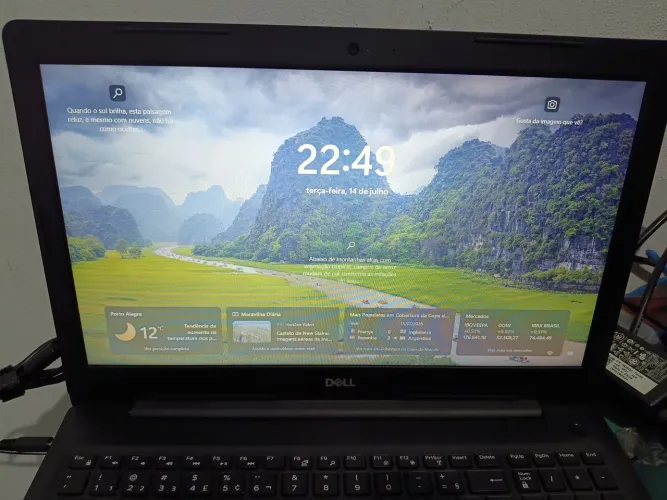 Notebook Dell Inspiron 15 3584 I3 7020u 7 geração, SSD 120 GB, funcionando perfeitamente