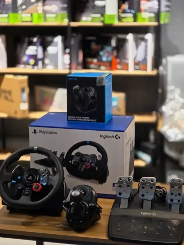 Kit Volante Logitech G29 + Câmbio Manual Shifter