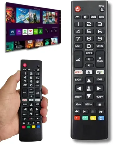 controle para tv lg ( compativel) + pilhas inclusas
