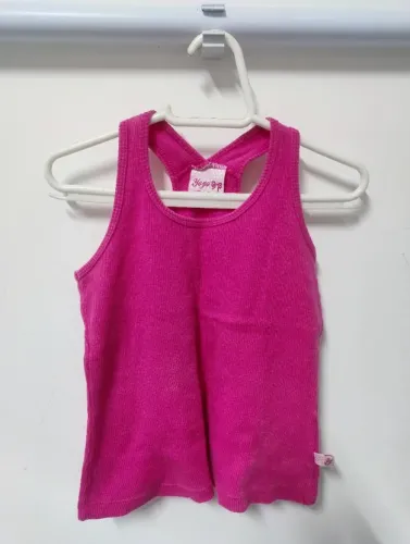 Camiseta regata infantil feminina tamanho 3 
