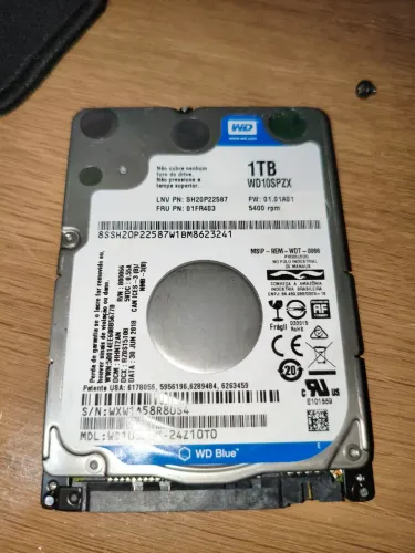HD Sata WD 1 TB
