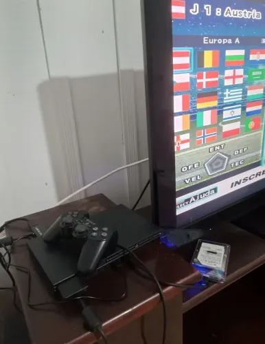 Slim Ps2, controle origina