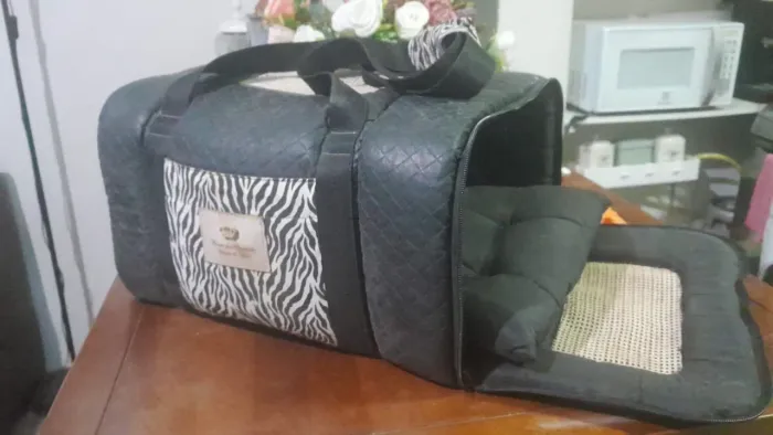 Caixa de transporte luxo para pet