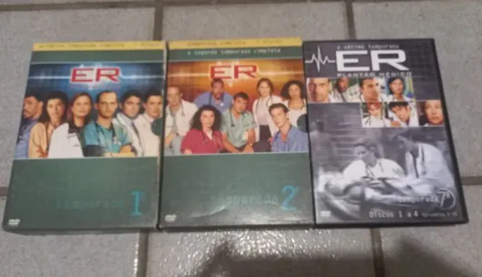E.R.Plantão Médico 3 Temporadas Completas em Dvd