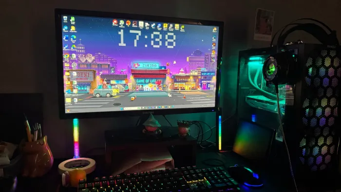 Troco pc gamer em drone