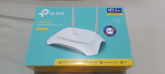 Roteador Novo Tp-link duas antenas - 300mbps