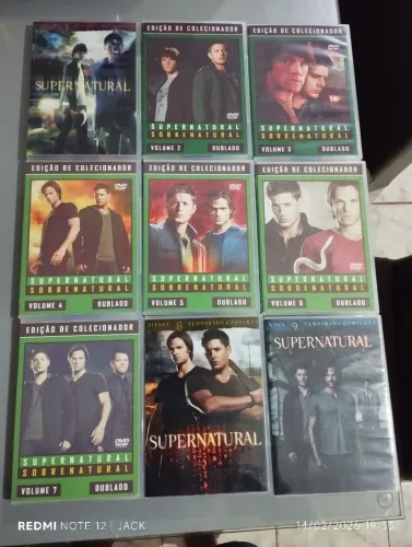 Vendo 9 temporadas completa da série sobrenatural