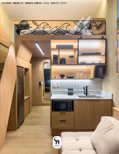 LOFT MODERNO NO SPOT BARRA COM VISTA PARA O MAR E 30 METROS.
