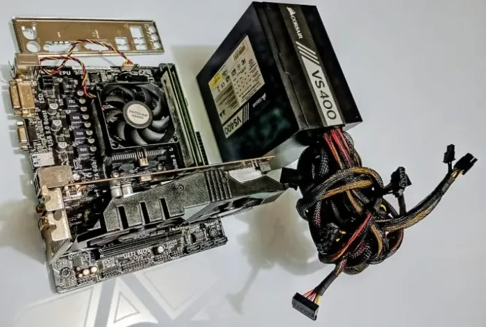 Kit AMD A4 3.70ghz-6300-16gb-ddr3-Placa Video Nvidia GTX 1050Ti 4gb-Fonte Corsair 400W